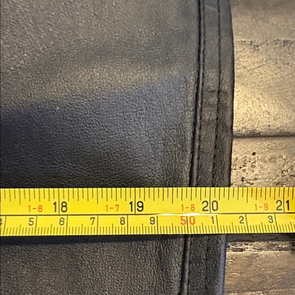 Wrangler Black Leather Pants - Picture 7 of 7